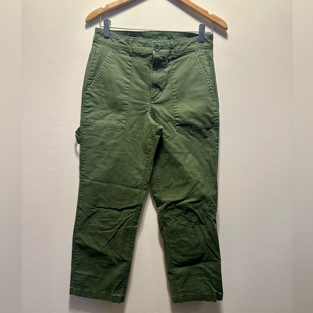 Old Navy Green Carpenter Pants